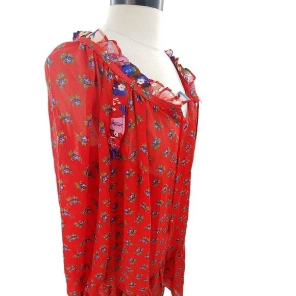 Gorgeous floral print peasant dress medium - Picture 6 of 14
